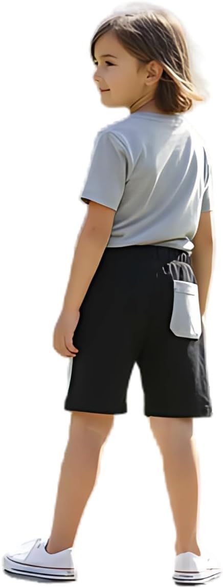 Kids Boys Shorts Terry Cotton | 2–11 Years | Casual Summer Wear with Drawstring & Pockets
